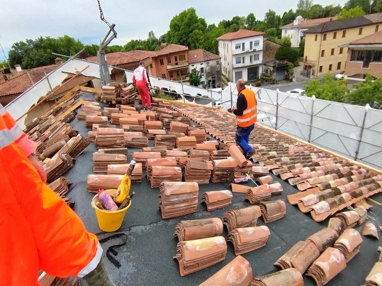 Rifacimento del manto di copertura